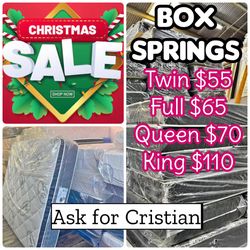 Box Springs  Twin box Full box  Queen box  King box  Bases para colchon  Box spring 