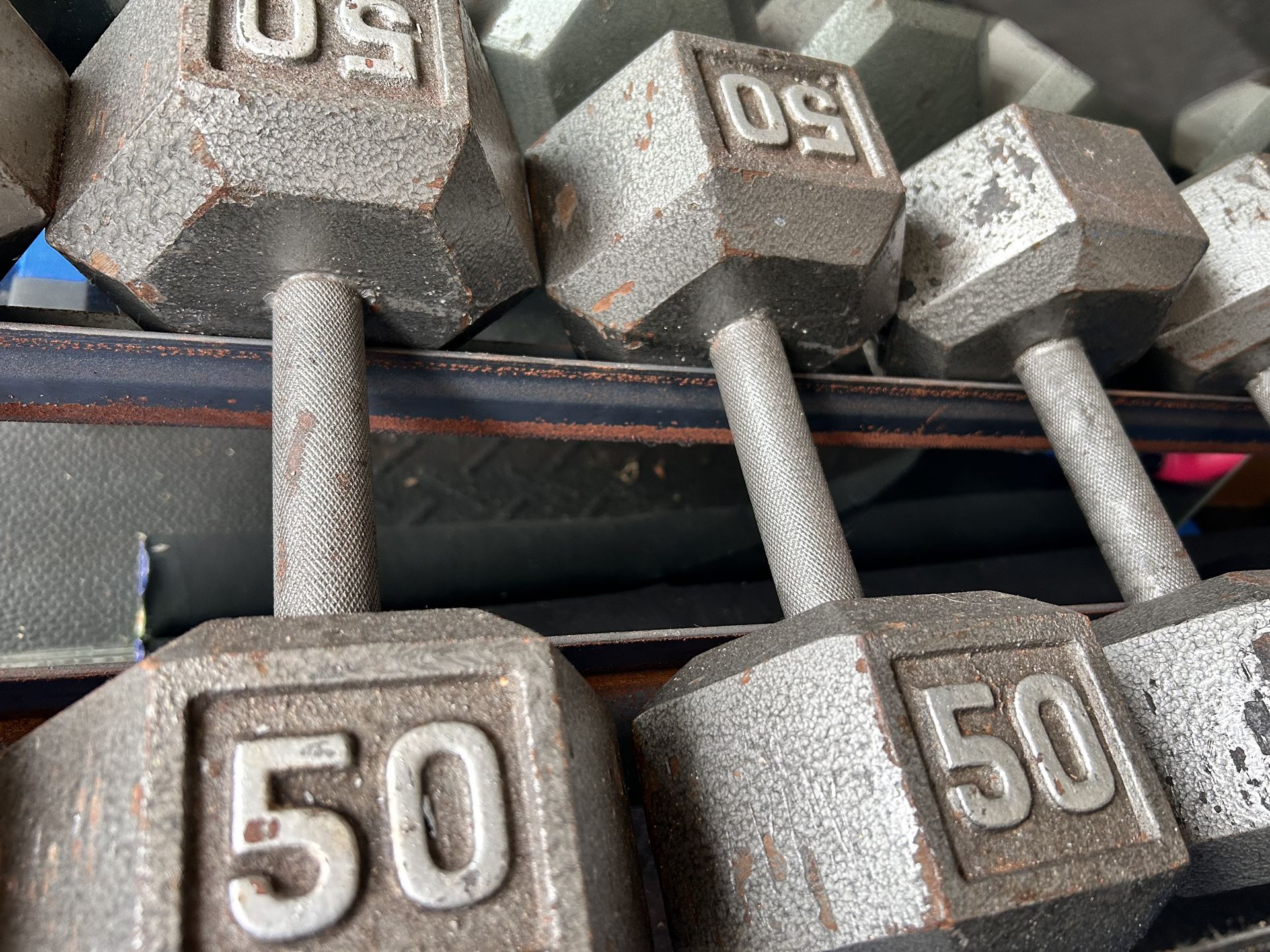 Dumbbells And Rack Selling The Whole Set (read Description)