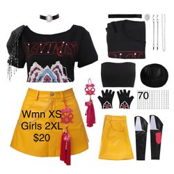 Mira Huntrix Demon Hunters K-Pop Women’s XS Girls 2XL Cosplay