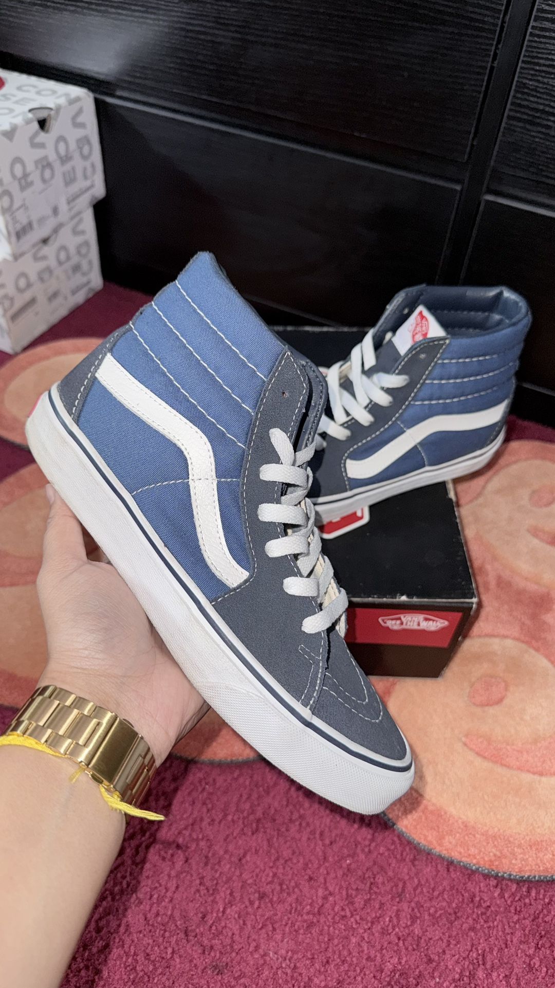 Navy Vans SK8-HI