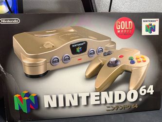 Nintendo N64 Gold CIB