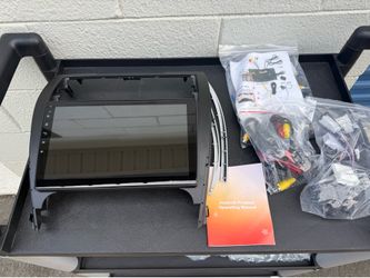 Android Car Stereo Head Unit with Mounting Frame and Wiring for Toyota Camry 2012-2014