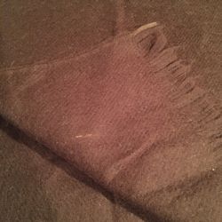 56”x10” Chocolate Brown Acrylic Scarf