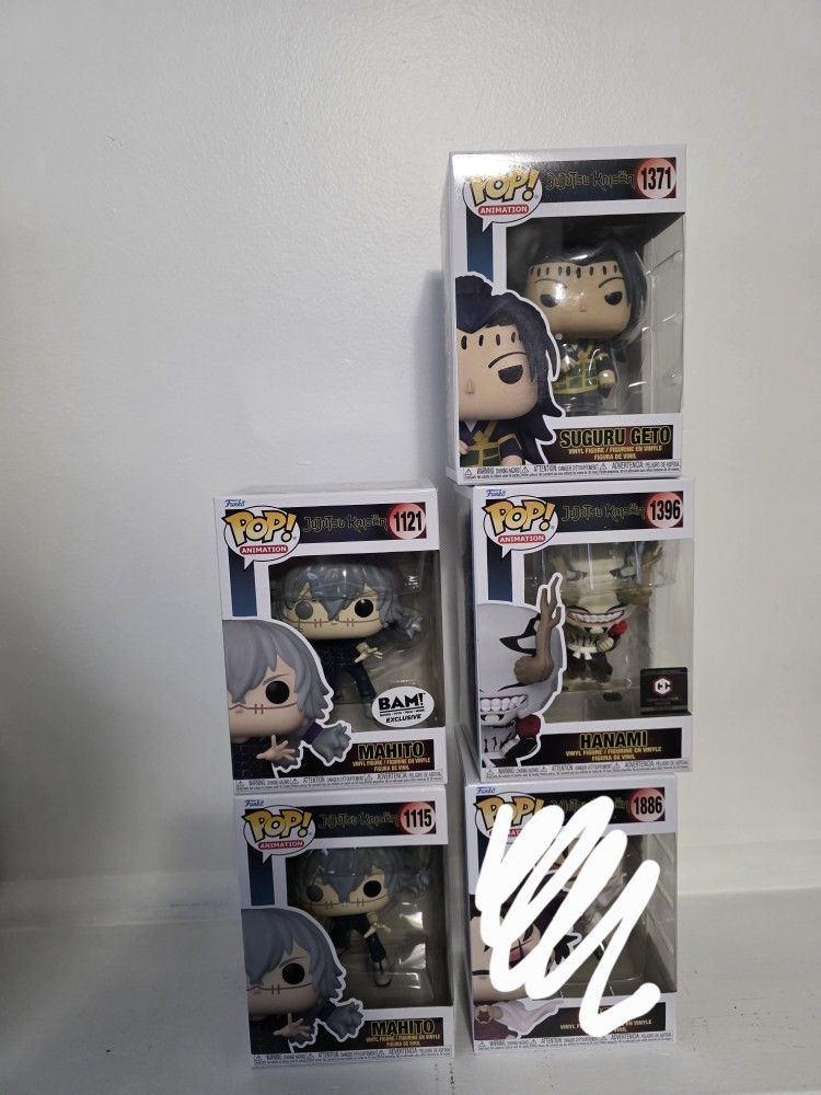 Jujutsu Kaisen Funko Pops (Villains)