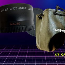 NEEWER HD 0.45x Súper Wide Lens Macro Camera.