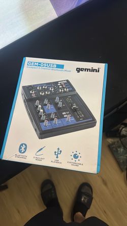 Gemini GEM-05USB 5-channel Bluetooth Mixer