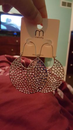 Silver Toned Earrings NEW