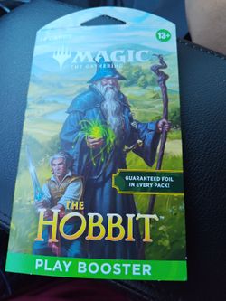 Brand new sealed for sale or trade Magic: The Gathering The Hobbit Play Booster Pack