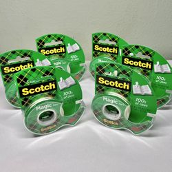 New! Scotch Magic Tape Dispenser 6-Pack