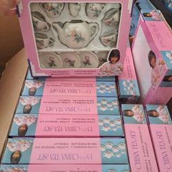 13 Piece Porcelain China Tea Set