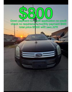 2009 ford fusion no credit application no  requirement