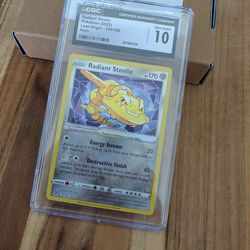 CGC 10 Gem Mint Radiant Steelix #124 Lost Origin - $25 FIRM
