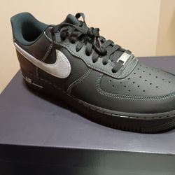 NIKE AF1 BLK/GREY PREMIUM 10.5