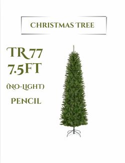š7.5ft Unlit Kingswood Fir Slim Christmas Tree(TR77)š