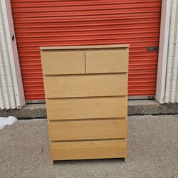 Beige 6 Drawer Chest For Sale $175