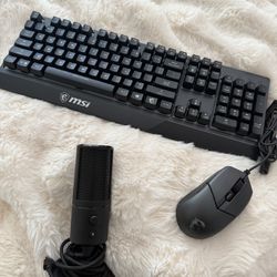 Keyboard, Mouse,  Intercom 