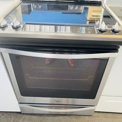 whirlpool stainless steel stove