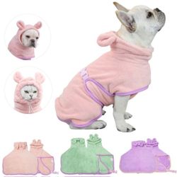 Pet Microfiber Bathrobe