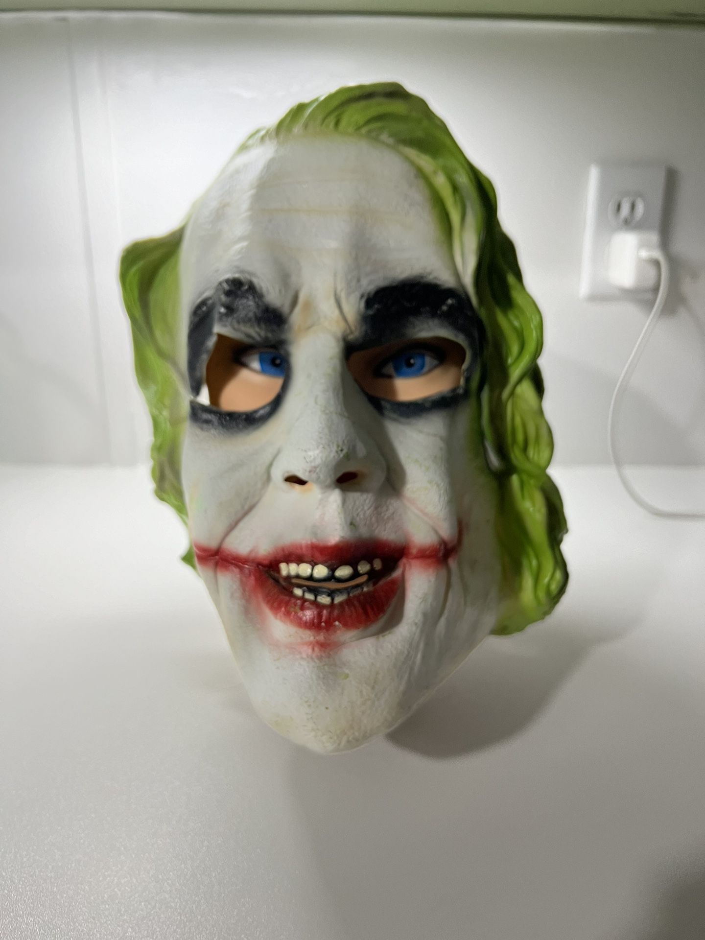 Joker Mask Batman Adult Halloween Costume Clown Latex Comics Cosplay