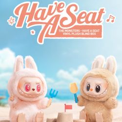 POP MART - The Monsters Have A Seat Vinyl Plush - ZIZI (Labubu)