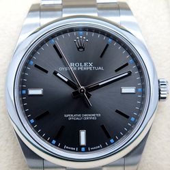 Rolex Oyster Perpetual Dark Rhodium 39