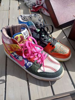 Nike SB dunk high "What the Doernbecher" shoe