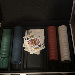 Poker Chips  And Cards 