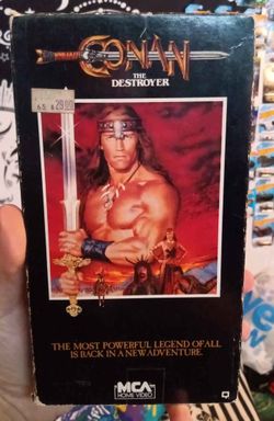 Conan the destroyer VHS