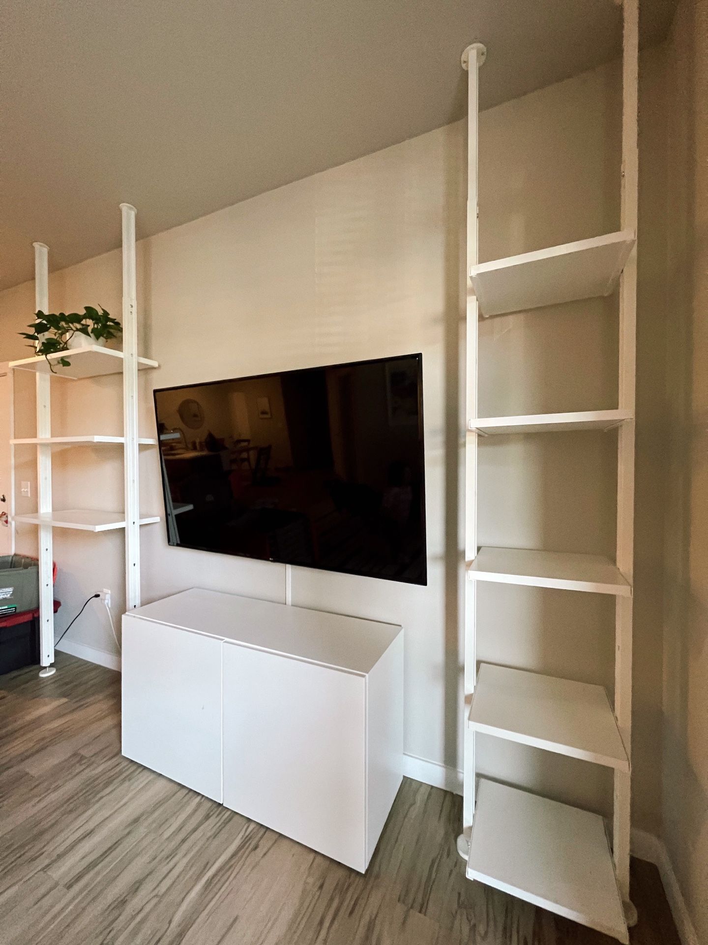 IKEA Elvarli Shelf System and Cabinet