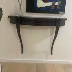 Floating Iron Console