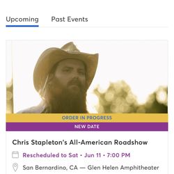 2 Chris Stapelton Lawn Tickets