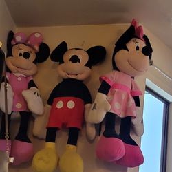 2 Minnie Y 1 Mickey