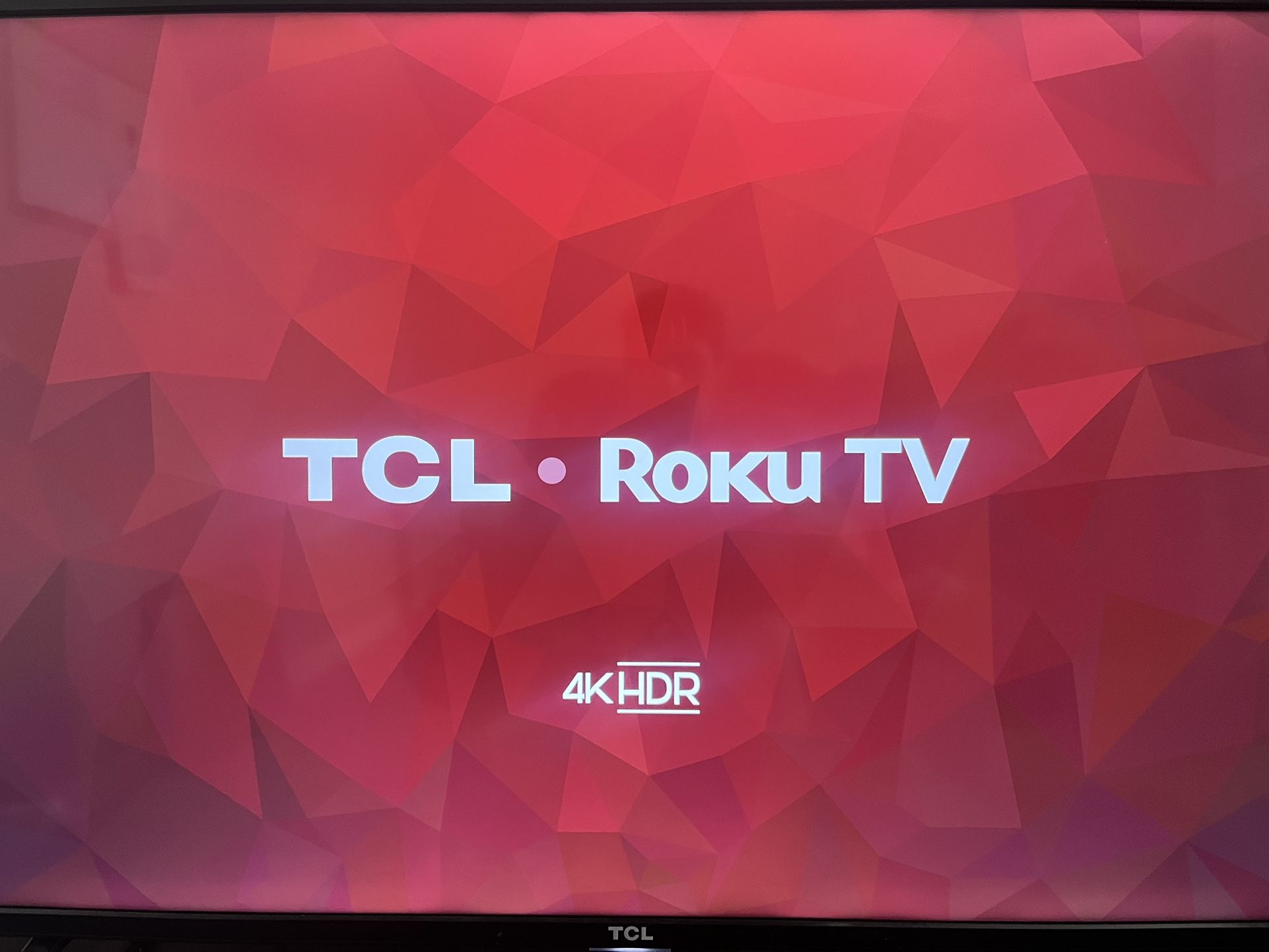 49” TCL ROKU 4K HDR TV