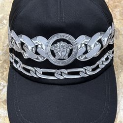 Versace Men’s Medusa Chains ⛓️ Baseball Cap Brand New!! Authentic!!