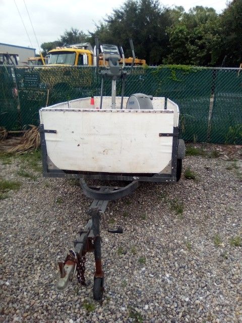 5'x8' Aluminum Frame Trailer $299 With Bad 13" Tires Or $399 With New Tires! Great Scrap Trailer Or Hauling Ass