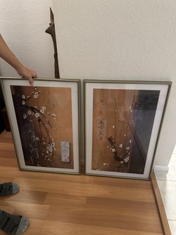 Oriental Decorative Art Prints With Frames