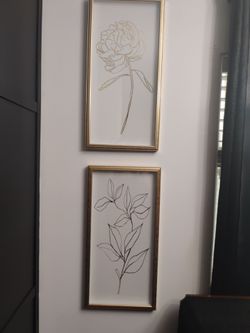 Gold frame pictures