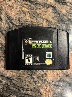 N64 wwf wrestlemania 2000