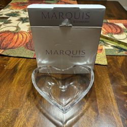 Vintage Waterford Crystal Heart Shaped Bowl, Trinket Dish, Candy Dish