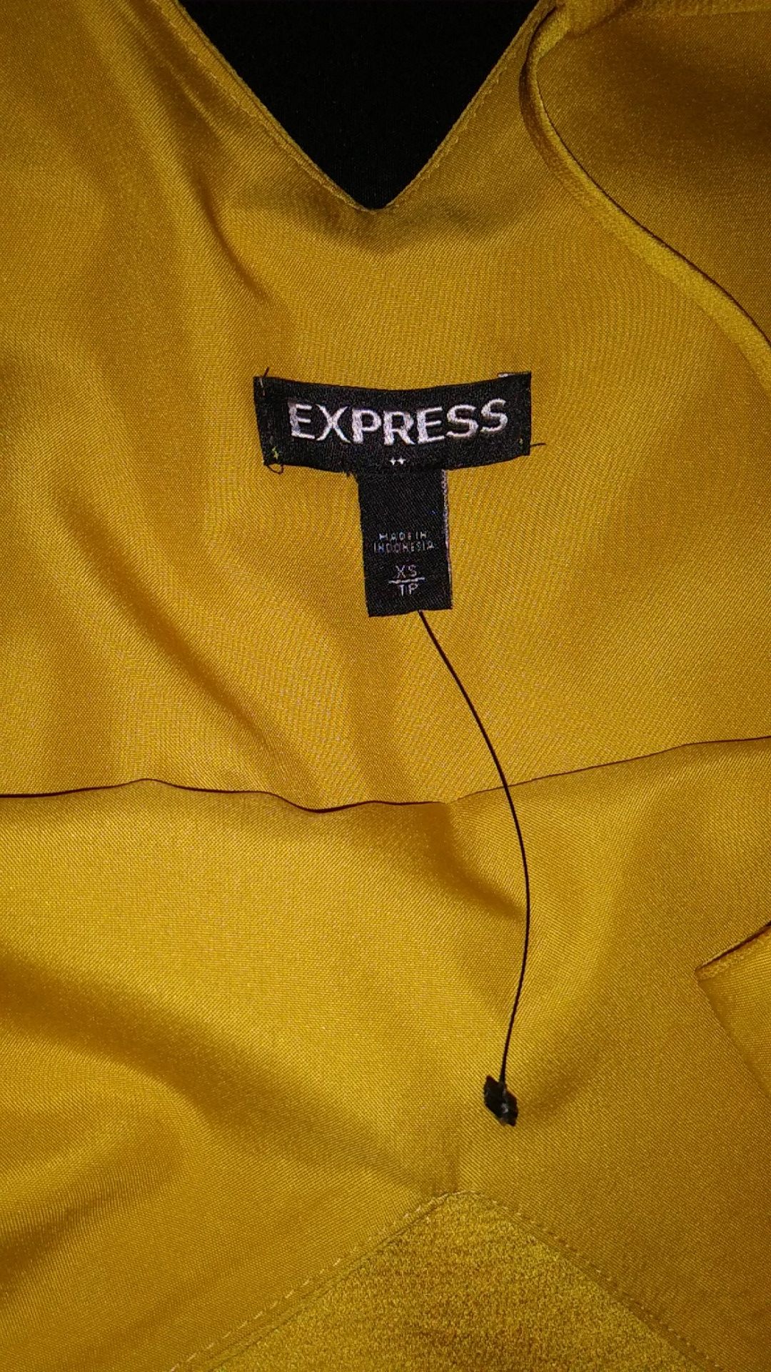 Express Downtown Cami Yellow Shirt