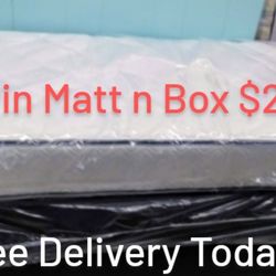 New 10" Twin Mattress N Box $240 FREE DELIVERY TODAY