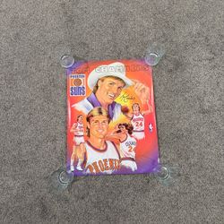 90s Tom Chambers phoenix suns poster size 17.5X23
