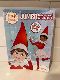 Brand New Elf On The Shelf Coloring & Activity Book❤️✨