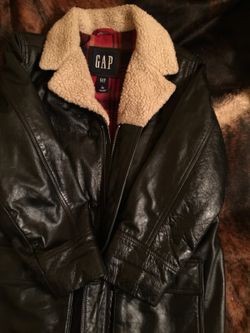 Gap leather jacket