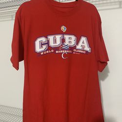 2009 WBC Tee Shirt Cuba Medium