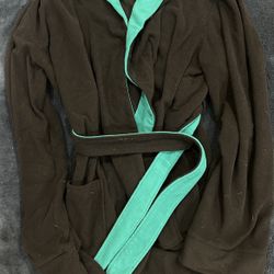 Boys Size 16 XL Circo Black And Green Robe