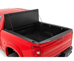 New 2019-2025 Rough Country 6’7 Chevy GMC 1500 Hard Tri-Fold Flip Up Bed Cover
