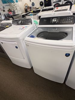 MEDIA TOP LOAD WASHER AND DRYER SET ON SALE|WARRANTY