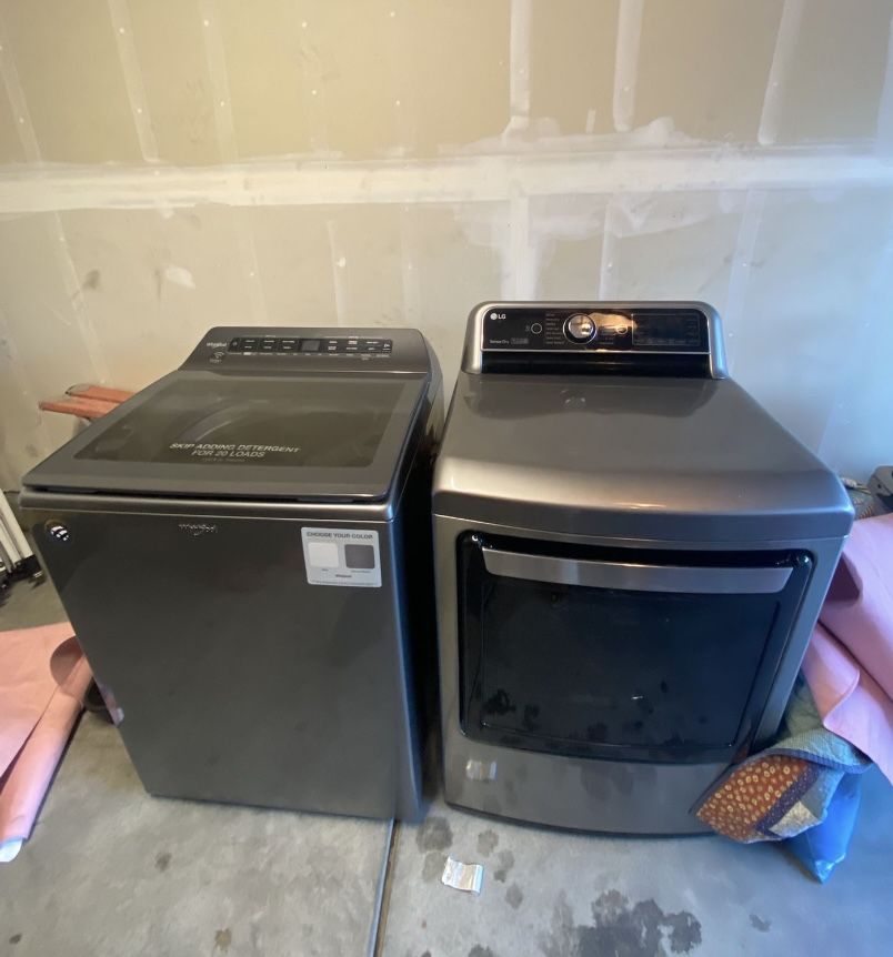 Electric Whipool Washer And LG Dryer Very Clean And Working Very Good 