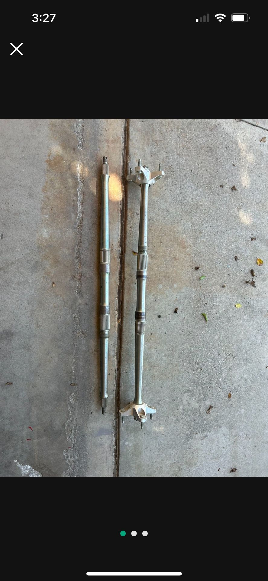 2008 Yamaha Yfz 450 Rear Axel/ Honda Rear Hubs